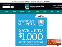 Tablet Screenshot of carpetconnectionpc.com